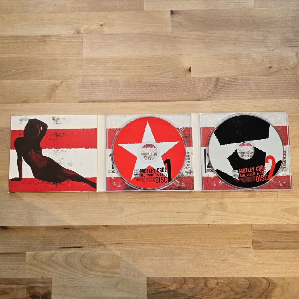Mötley Crüe – Red, White & Crüe CD 2005 2-Disc Hard Rock Hip-O Records - Picture 3 of 3